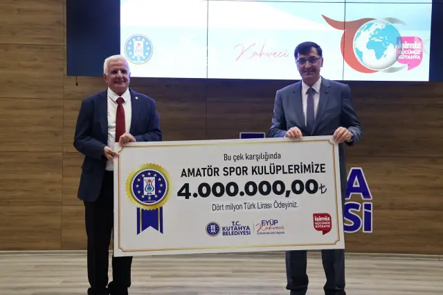 Kütahya Belediyesi'nden Amatör Spora Dev Destek