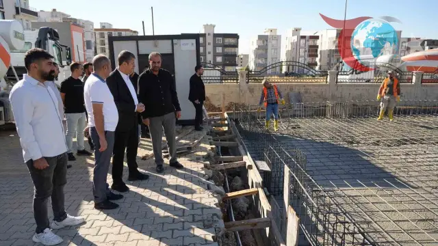 Adıyaman Belediyesi'nin Ek Hizmet Binasında Çalışmalar Hız Kesmeden Devam Ediyor