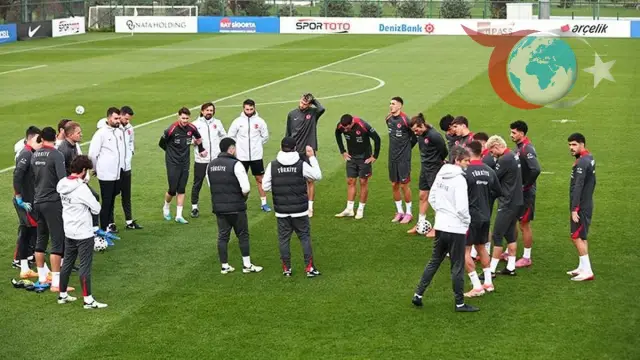 Millî Takım Gürcistan Maçı Öncesi Hazırlıklarını Sürdürüyor