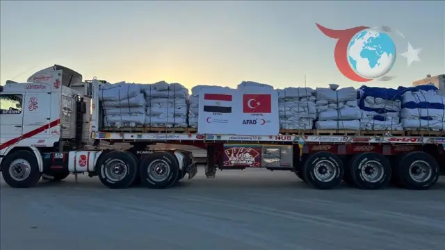 Türkiye'den Gazze'ye Yardım Seferberliği: Yüzlerce Tır, Yüz Binlerce Ton Yardım Malzemesi