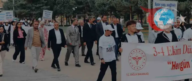 Bayburt’ta Sağlıklı Yaşam İçin Yürüyüş Etkinliği Düzenlendi