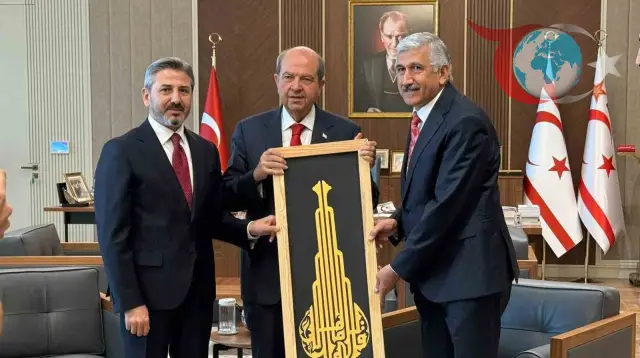Kahta Belediye Başkanı ve Heyeti KKTC Cumhurbaşkanı ile Görüştü: Çiğköfte Festivali ile Başlayan Samimi Buluşma