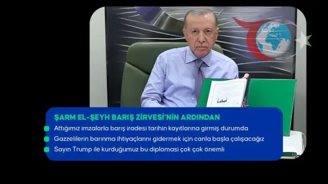 Erdoğan: Ortadoğu'da Kalıcı Barış İçin Adımlar Atılıyor