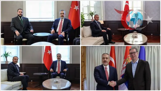 Ankara Dışişleri Bakanı Sırbistan'da Temaslarda Bulundu