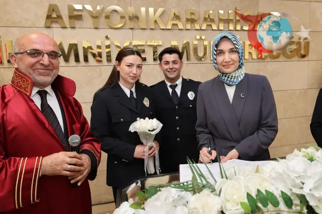 Emniyet Müdürlüğü Binasında Unutulmaz Bir Nikah Töreni Gerçekleşti