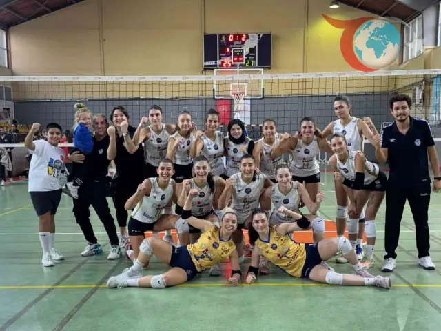 Didim Belediyespor Kadın Voleybol Takımı'ndan Büyük Zafer