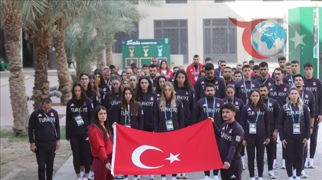 Riyad'da Milli Sporcular Atatürk'ü Anma Töreni Düzenledi