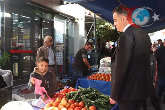 Koçarlı Belediye Başkanı Arıcı'dan Pazar Ziyaretinde Esnafa Destek Mesajı