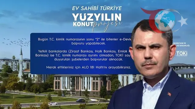 Türkiye Yüzyılın Konut Projesi'ne Büyük İlgi Gösteriyor!