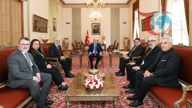 TBMM Başkanı Kurtulmuş, ATİB Heyetini Ağırladı