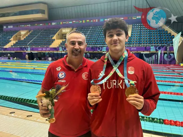 Denizlili Yüzücü Ahmet Mete Boylu, Riyad'ta Tarih Yazdı
