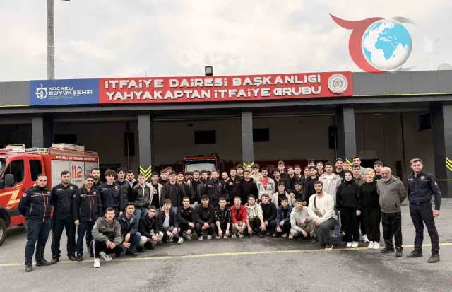 Kocaeli Üniversitesi Öğrencilerinden İtfaiye Eğitim Gezisi