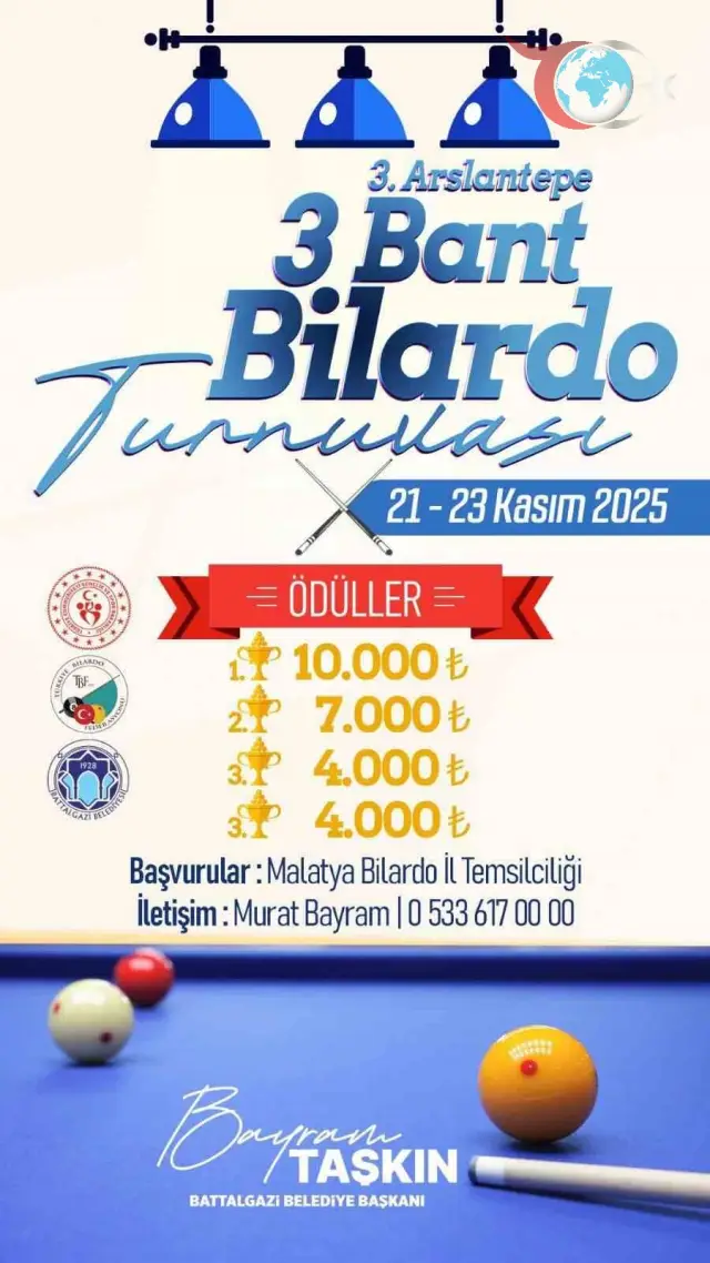 Arslantepe Bilardo Turnuvası Heyecanla Başlıyor!