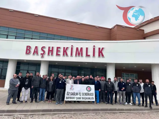Bayburt’ta Hastanede Şok Olay: Mesai Arkadaşına Şiddet İddiası