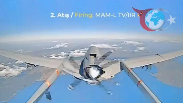 Baykar'ın İnsansız Hava Aracı Bayraktar TB3'ten Başarılı Test Atışı