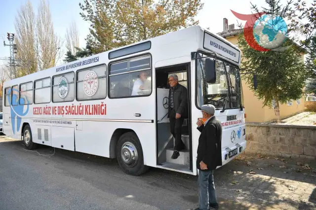 Gezici Diş Sağlığı Kliniği Köseler Mahallesi'nde Büyük İlgi Gördü