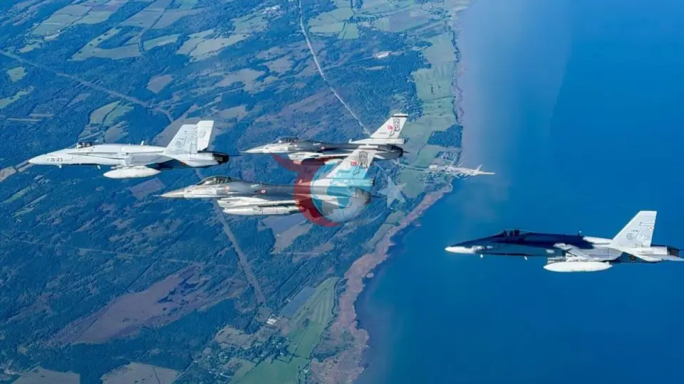 Estonya'dan 'Teşekkürler Türkiye' Mesajı: Türk F-16'ları Baltık Semalarında Görevde