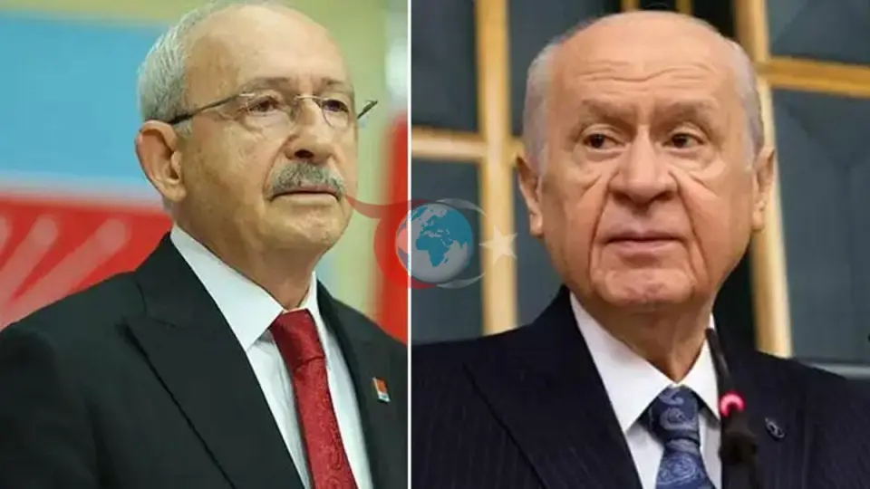 MHP Genel Başkanı Devlet Bahçeli ve CHP Genel Başkanı Kemal Kılıçdaroğlu TBMM'de Görüştü