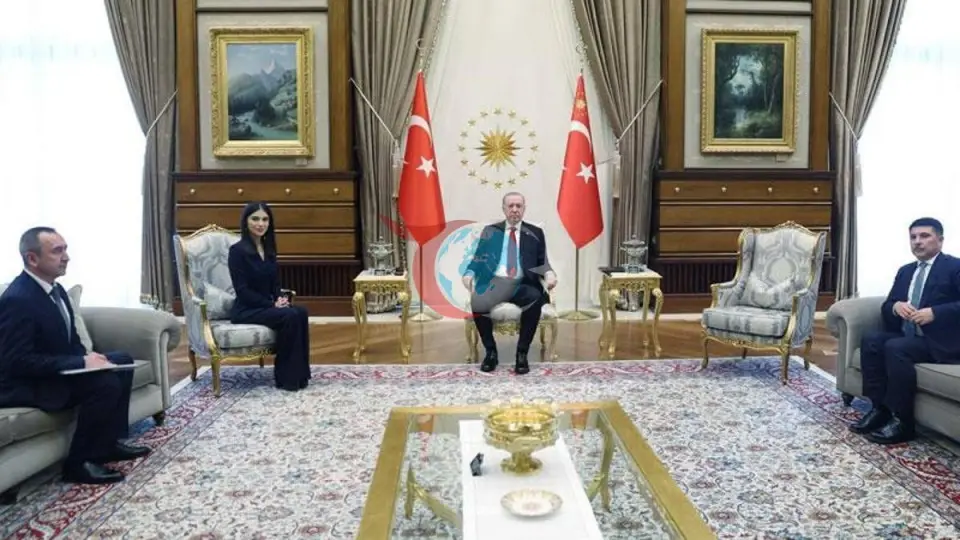 Cumhurbaşkanı Erdoğan, Özbekistan Cumhurbaşkanlığı İdaresi Başkanı Saida Mirziyoyeva'yı Kabul Etti