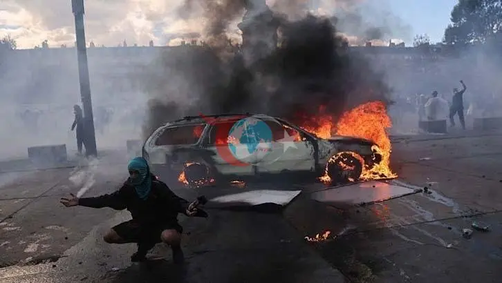 Fransa'da sarı yeleklilerin protestolarında gözaltı sayısı 1200'e ulaştı, Limoges belediye binası yandı