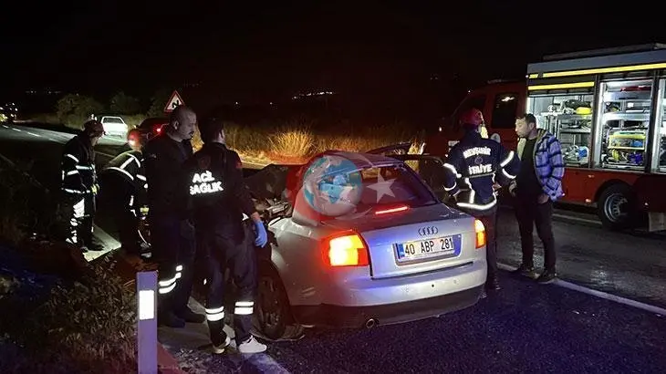 Nevşehir'de TIR'a arkadan çarpan otomobildeki iki kişi hayatını kaybetti