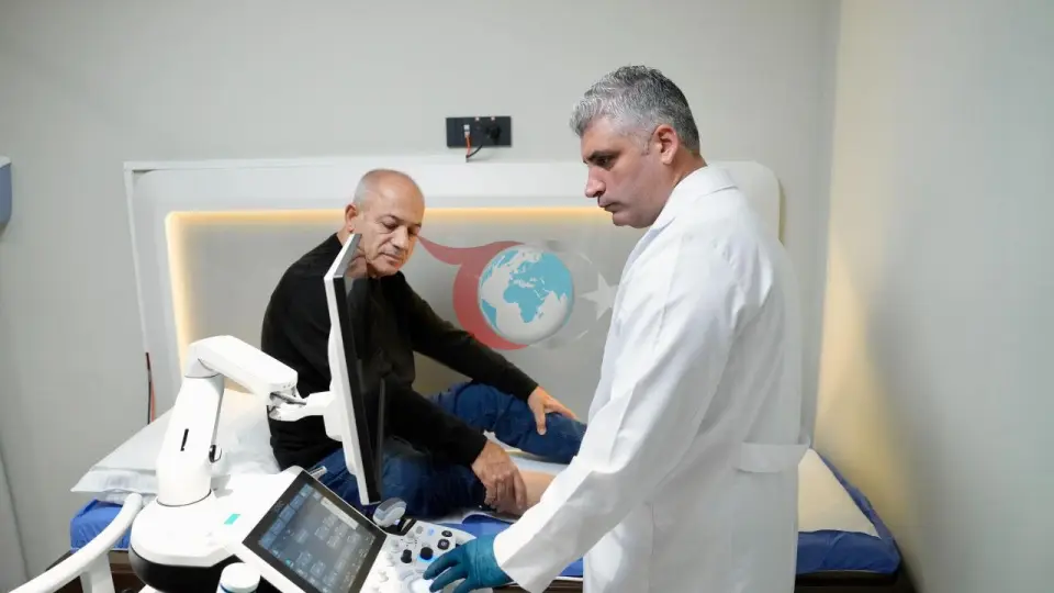 Diyabet hastası Ergün Güneş'in bacak damarları karbondioksit anjiyografi ile açıldı