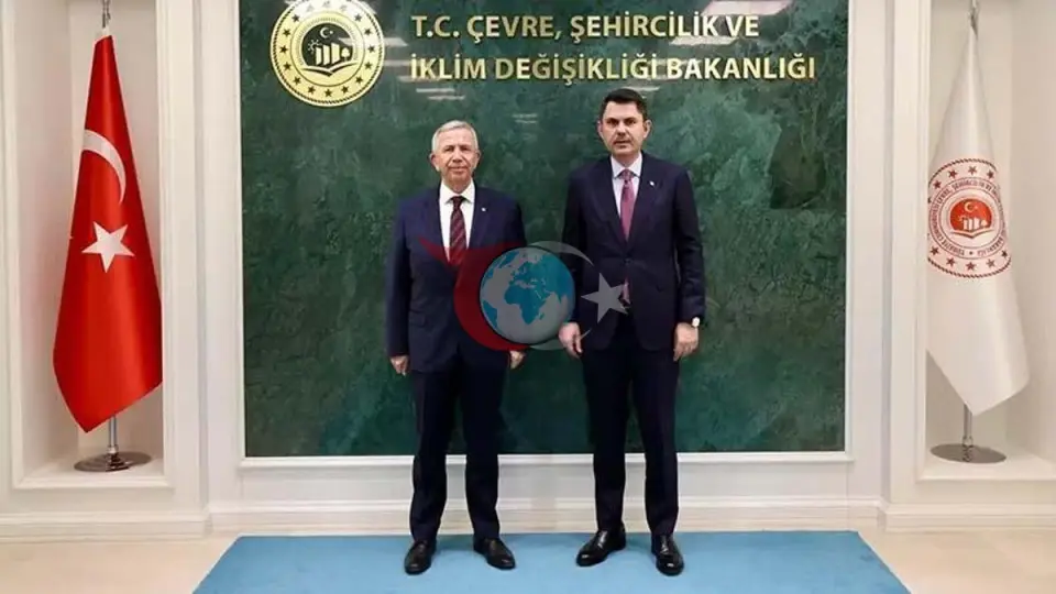 Çevre, Şehircilik ve İklim Değişikliği Bakanı Murat Kurum, Ankara Büyükşehir Belediye Başkanı Mansur Yavaş ile görüştü