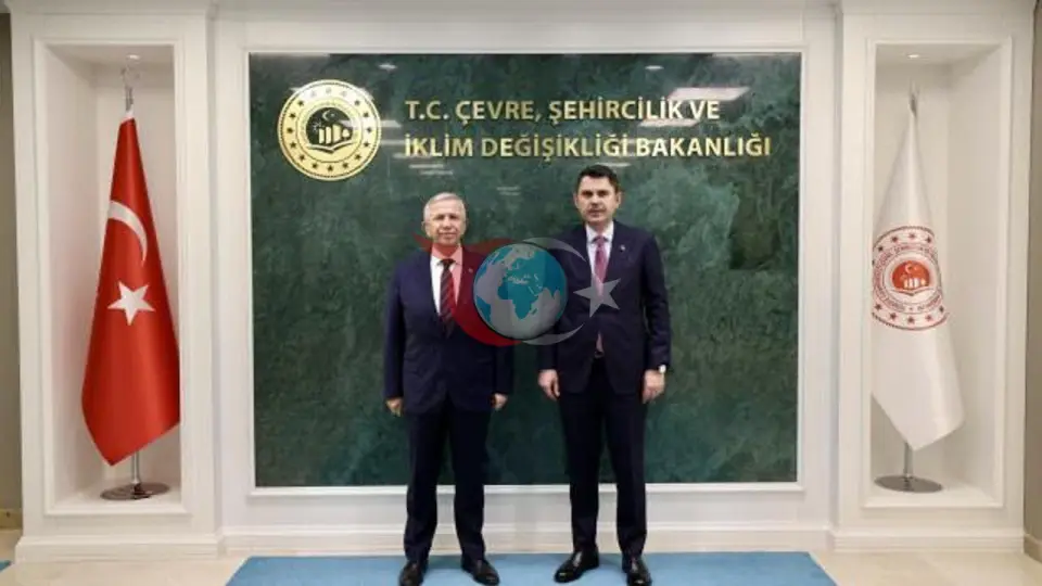Bakan Murat Kurum ve Mansur Yavaş Ankara'nın Şehircilik Projelerini Görüştü