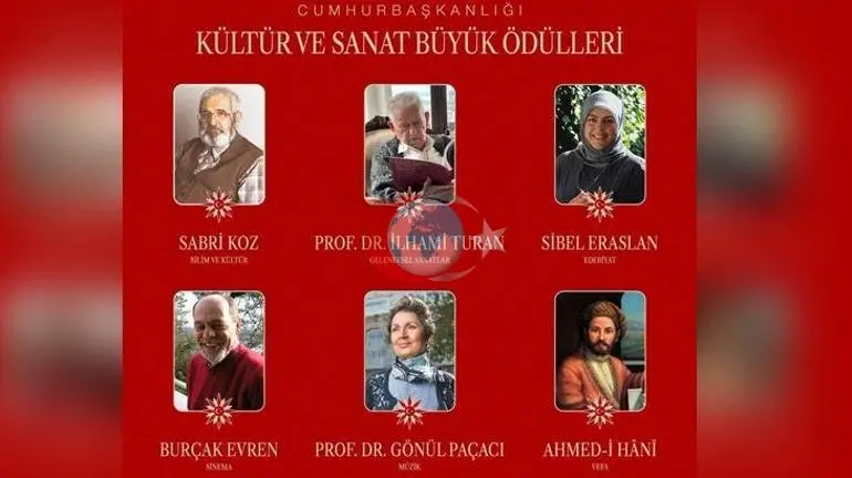 2026 Cumhurbaşkanlığı Kültür ve Sanat Büyük Ödülleri'ni kazanan isimler belli oldu