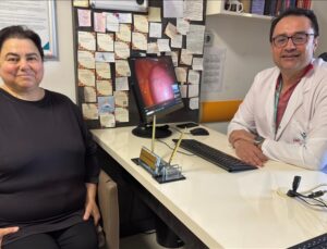 55 yaşındaki kadın, kapalı yöntemle 2,5 kilogramlık miyomdan kurtuldu