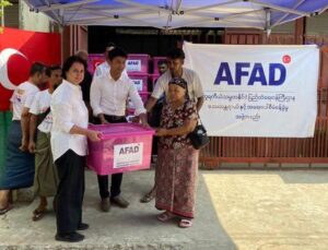 Ankara AFAD’dan Myanmar’daki Depremzedelere Yardım Ulaştırıldı