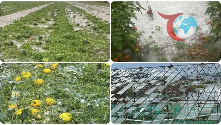 Antalya’da Dolu Felaketi: Seralar ve Yollar Zarar Gördü