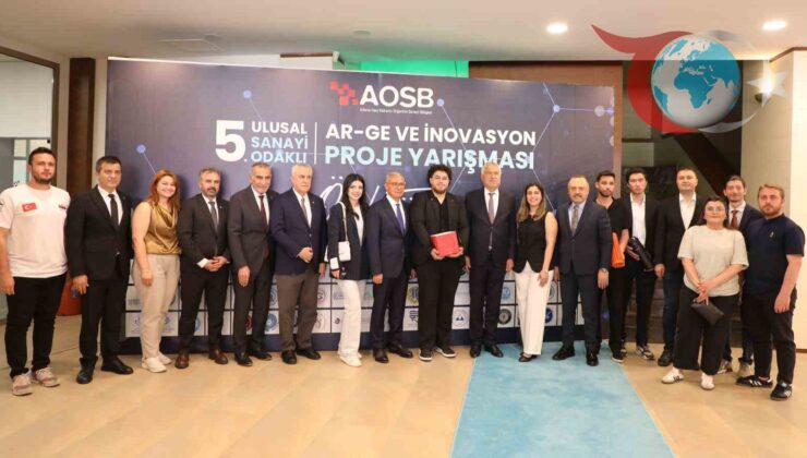 AOSB’nin Düzenlediği Ulusal Sanayi Odaklı Ar-Ge ve İnovasyon Proje Yarışması Ödül Töreni Gerçekleşti