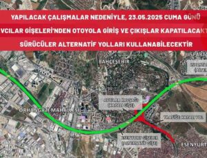 Avcılar Gişelerinden Otoyola Giriş Çıkışları Kapatılıyor