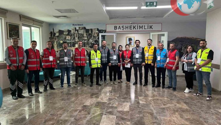 Bayburt Devlet Hastanesi’nde Gerçekleştirilen Afet Tatbikatıyla Güvenliğe Hazırlık