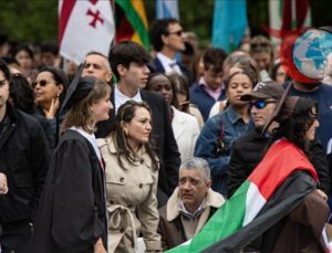 Brown Üniversitesi Öğrencilerinden Filistin Protestosu