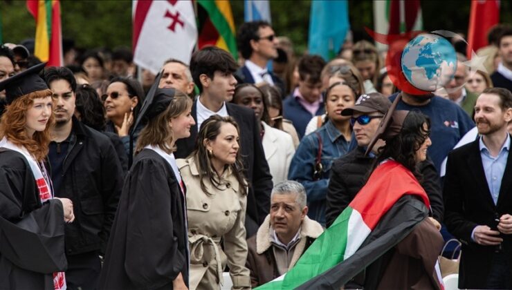 Brown Üniversitesi Öğrencilerinden Filistin Protestosu