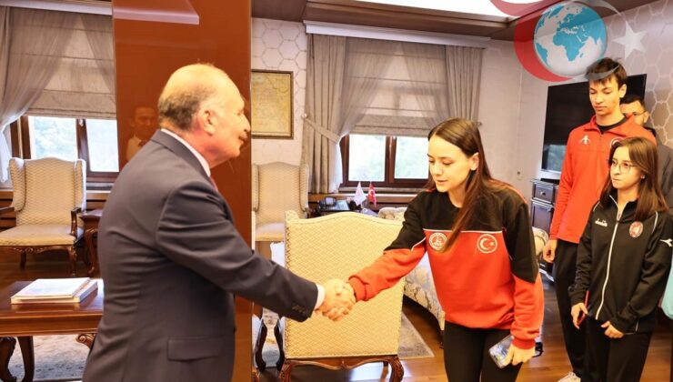 Çorum Valisi Ali Çalgan Başarılı Sporcuları Tebrik Etti