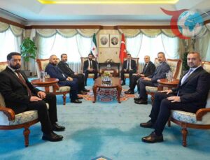 Cumhurbaşkanı Yardımcısı Cevdet Yılmaz, Suriye Cumhurbaşkanı Ahmed Şara ile Görüştü