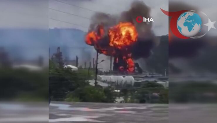 Ekvador’un En Büyük Petrol Rafinerisinde Çıkan Yangın Kontrol Altına Alındı