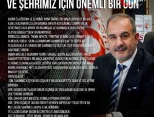 Elazığspor’un Önemli Maçı İçin İdris Alan’dan Çağrı