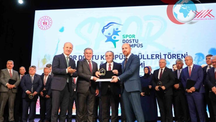 ERÜ YÖK tarafından ‘Spor Dostu Kampüs’ Birincilik Ödülü Aldı