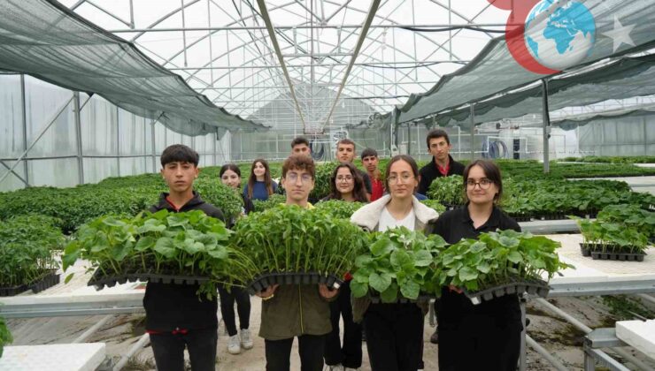 Erzincan Gül Celal Toraman Mesleki ve Teknik Anadolu Lisesi Tarım Alanı Bölümü öğrencileri hedef büyütüyor!