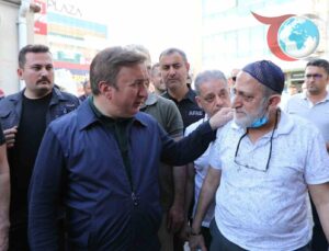 Erzincan Valisi Esnafı Ziyaret Etti