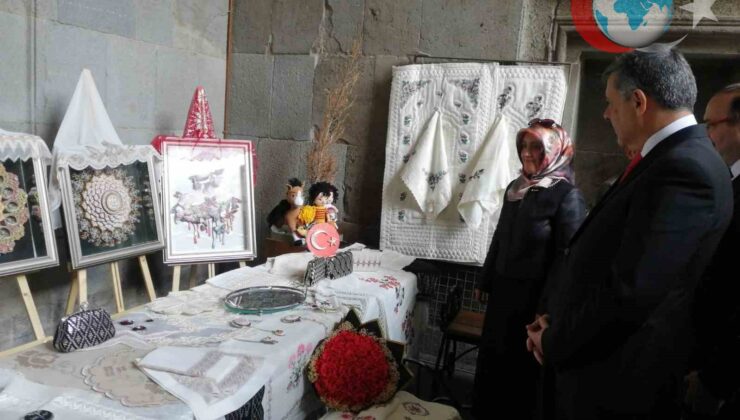 Erzurum’da Tarihi Medrese’de Öğrenme Şenliği Sergisi Rüzgarı