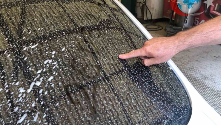 Eskişehir’de Araçlar Çamurla Kaplandı!