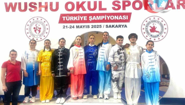 Eskişehirli Sporcular Sakarya’da Wushu Türkiye Şampiyonası’nda Zafer Kazandı