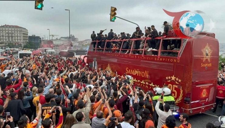 Galatasaray Takım Otobüsü Yenikapı’ya Yola Çıktı