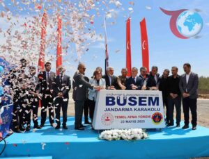 Gaziantep’te BÜSEM Jandarma Karakol Komutanlığı hizmet binasının temeli atıldı