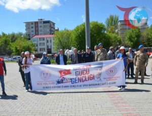 Gençlik Yürüyüşü Coşkusu Bulanık’ta